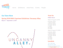 Tablet Screenshot of newmediartspace.info